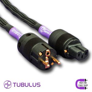 8 HCS power cable V3 tubulus argentus high end solid core copper schuko gold plated netkabel stroomkabel stekker hifi
