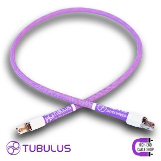 High end cable shop Tubulus Concentus Ethernet Kabel RJ45 100Mbps 10Gbps zilver streaming audio 1