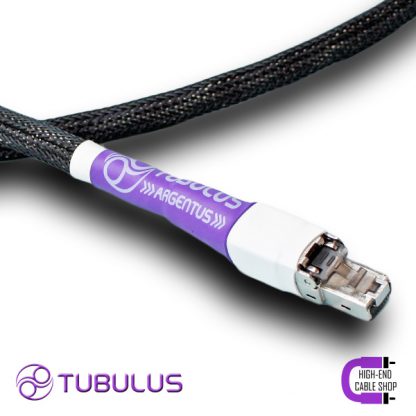 2 High end cable shop Tubulus Argentus Ethernet Kabel RJ45 100Mbps 10Gbps zilver streaming audio