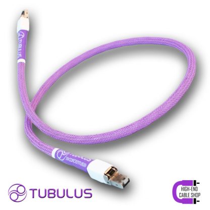 High end cable shop Tubulus Concentus Ethernet Kabel RJ45 100Mbps 10Gbps zilver streaming audio 3