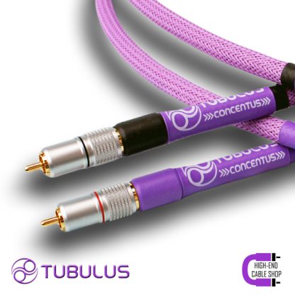High end cable shop Tubulus Concentus Analoge interlink rca cinch zilver 4