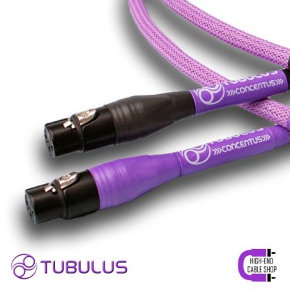 High end cable shop Tubulus Concentus Analoge Interlink xlr zilver 6
